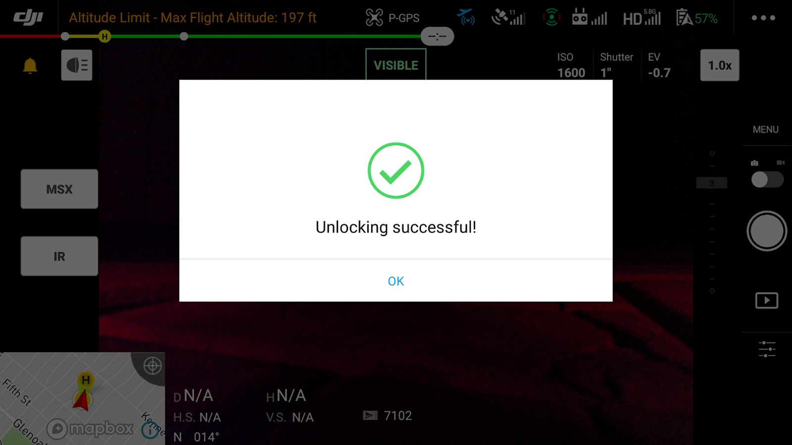 Dji mini deals 2 unlock altitude